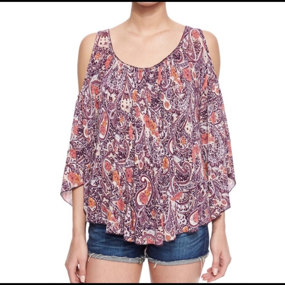 Free People Cold Shoulder Top
